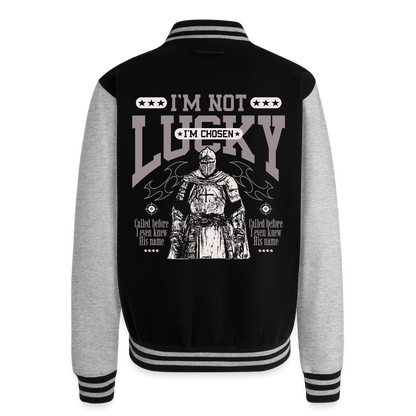 Chosen One - Letterman Jacket - black/heather grey