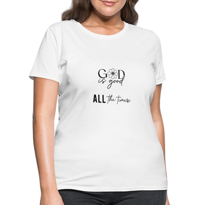 God is Good-Women's short Sleeve T-Shirt - white