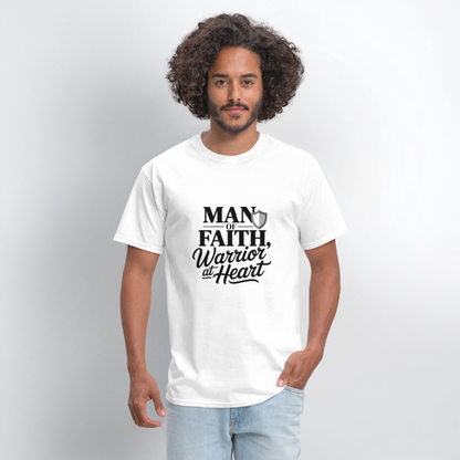 man of Faith - men's t-shirt - white