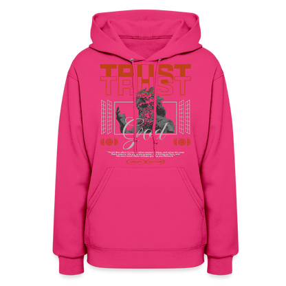 Trust God - Women's Hoodie - fuchsia