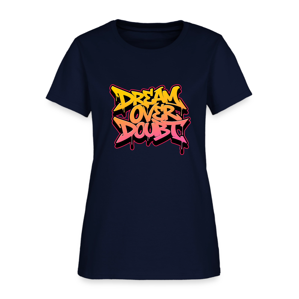 Dream over Doubt - Women's T-Shirt - navy