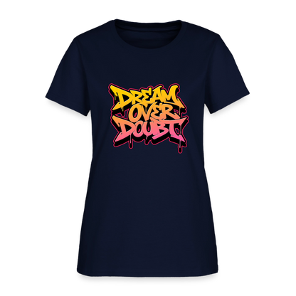Dream over Doubt - Women's T-Shirt - navy