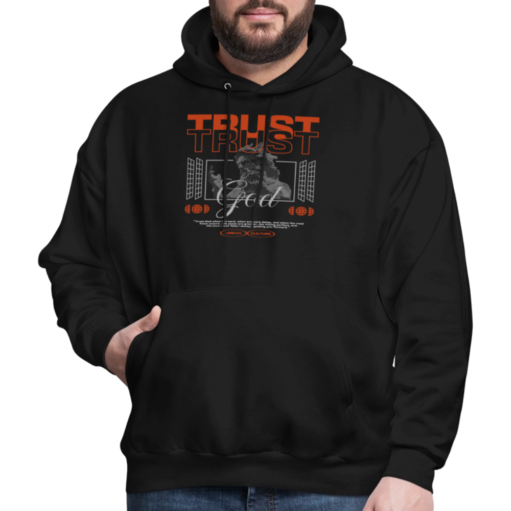 Trust God - Men's Hoodie - black