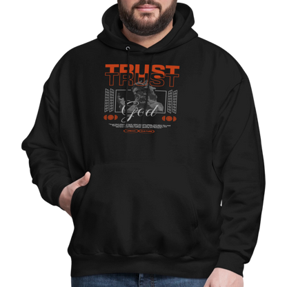 Trust God - Men's Hoodie - black