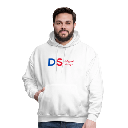 DS Artwork N Design - Men's Hoodie red and blue - white