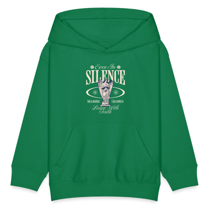 God Speaks - Kids' Hoodie - kelly green