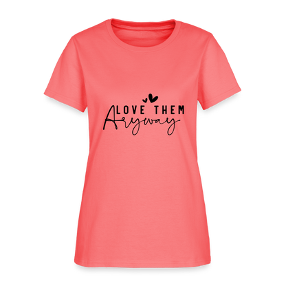 Love - Women's T-Shirt - coral