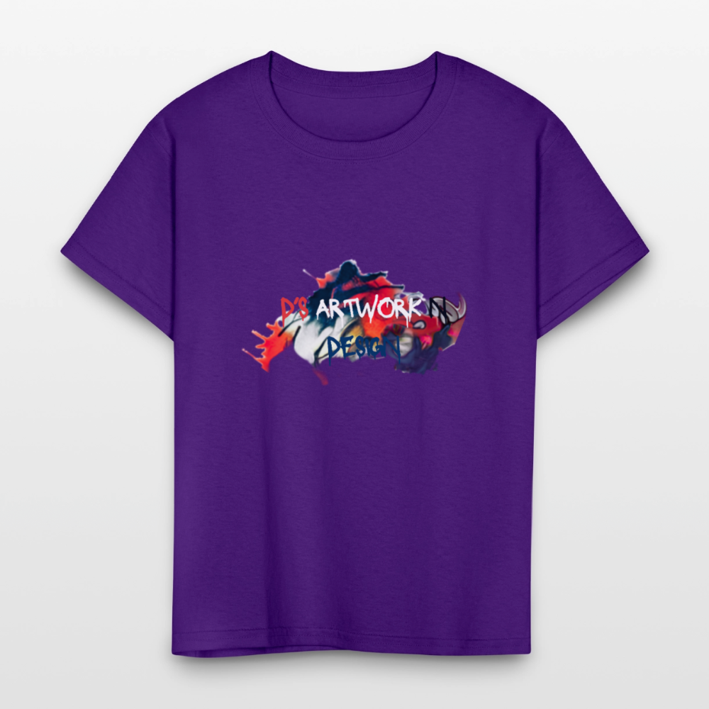 Spray Paint - DS Kids' T-Shirt - purple