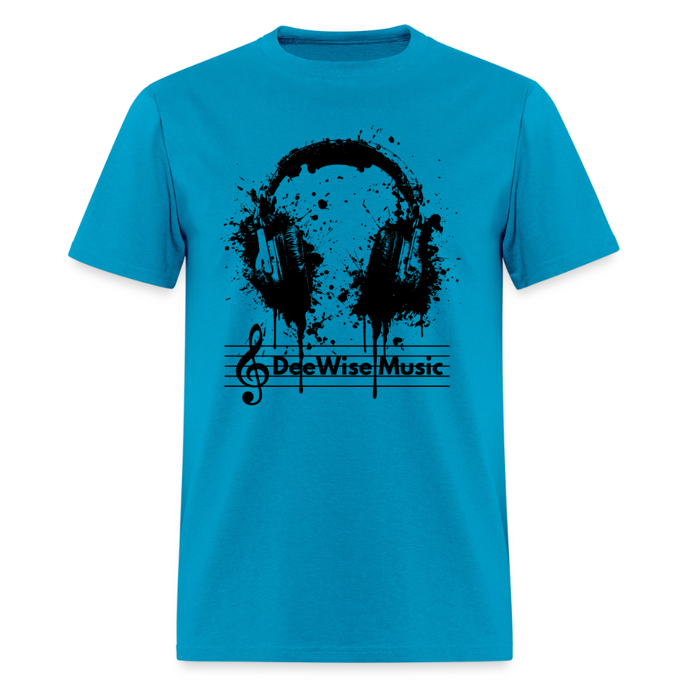 DeeWise Music - Headphones T-Shirt - turquoise