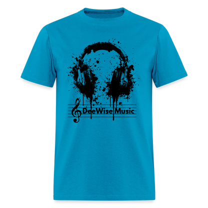 DeeWise Music - Headphones T-Shirt - turquoise