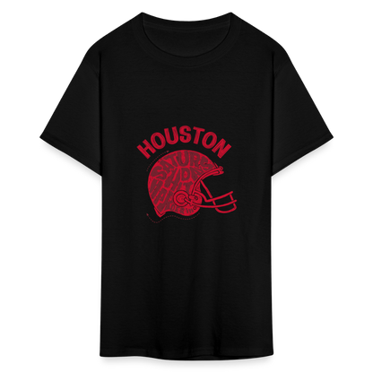 Huston football - Unisex  T-Shirt - black