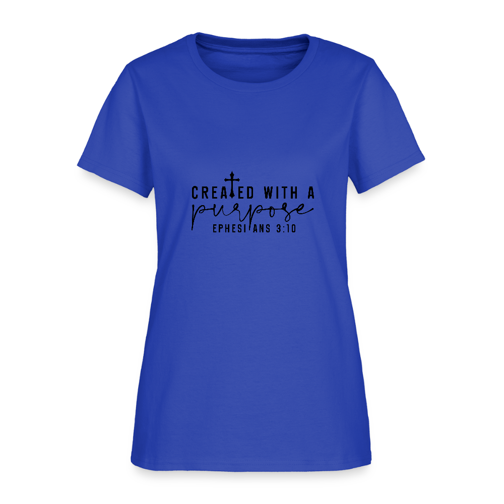Created - Women's T-Shirt - royal blue