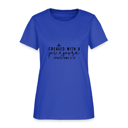 Created - Women's T-Shirt - royal blue