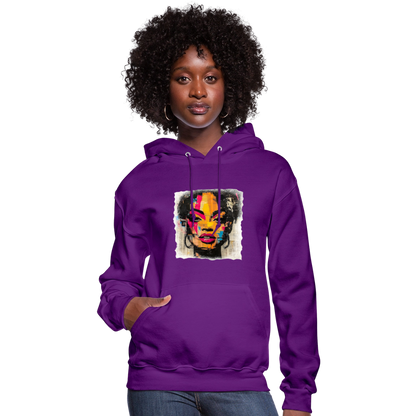 Pop Culture Woman 2 - Women's  Hoodie - purple