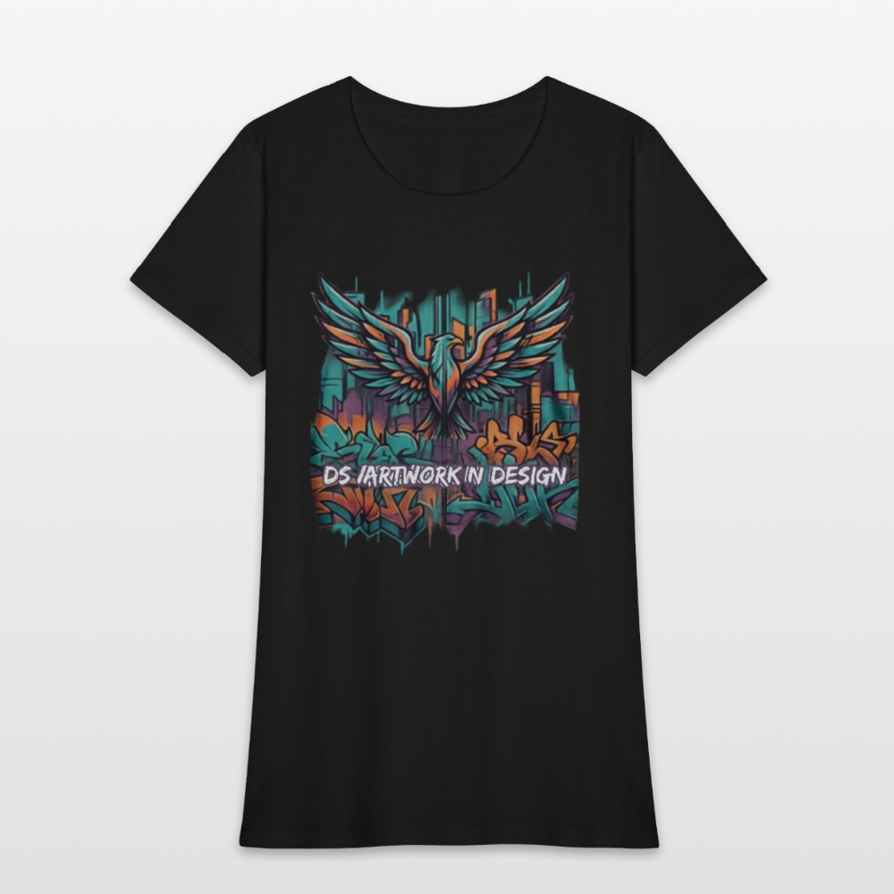 Graffiti Eagle - Women's T-Shirt - black