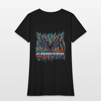 Graffiti Eagle - Women's T-Shirt - black