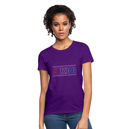 Stay Strong - Women's T-Shirt - purple
