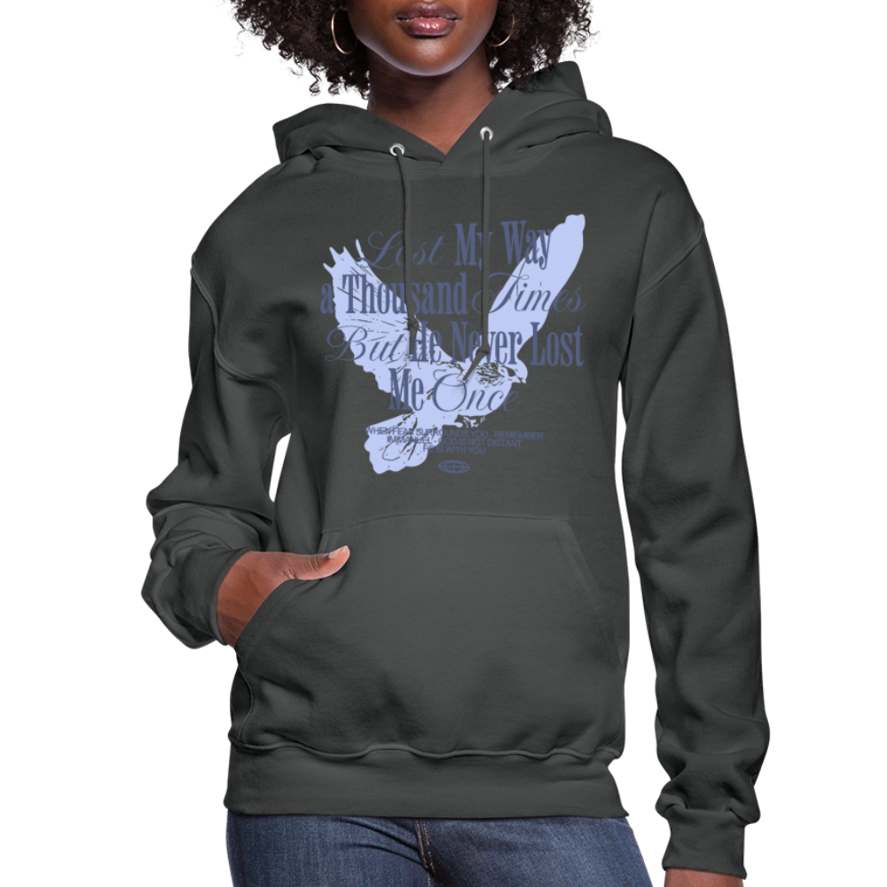 God is with Us - Women's Hoodie - asphalt