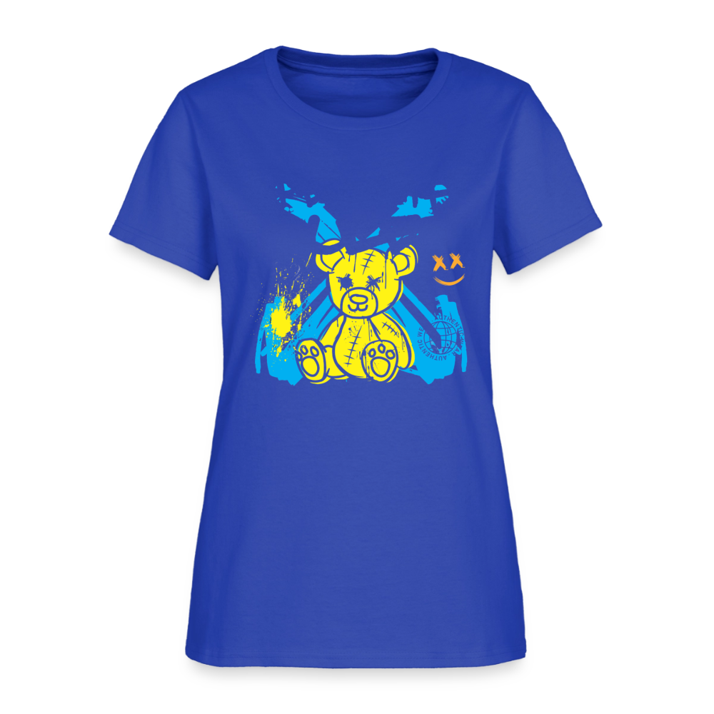 Graffiti Bear - Women's T-Shirt - royal blue
