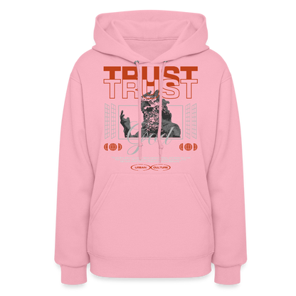Trust God - Women's Hoodie - classic pink