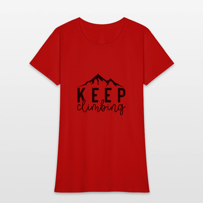 Keep climbing - Women's T-Shirt - red