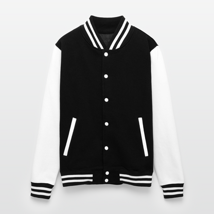 Bold Lion -  Letterman Jacket - black/white
