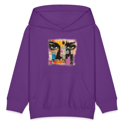 Pop Culture Woman 3 - Kids' Hoodie - purple