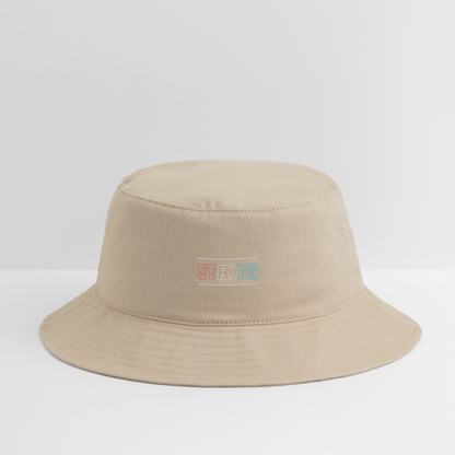 Stay Strong - Bucket Hat - cream