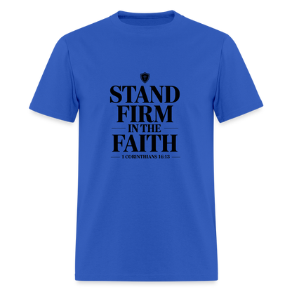 Stand Firm - men's T-Shirt - royal blue