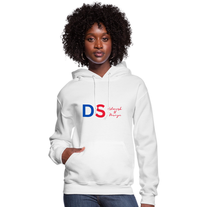 DS Artwork N Design - Women's Hoodie red and blue - white