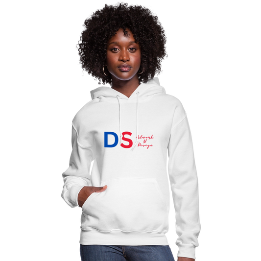 DS Artwork N Design - Women's Hoodie red and blue - white