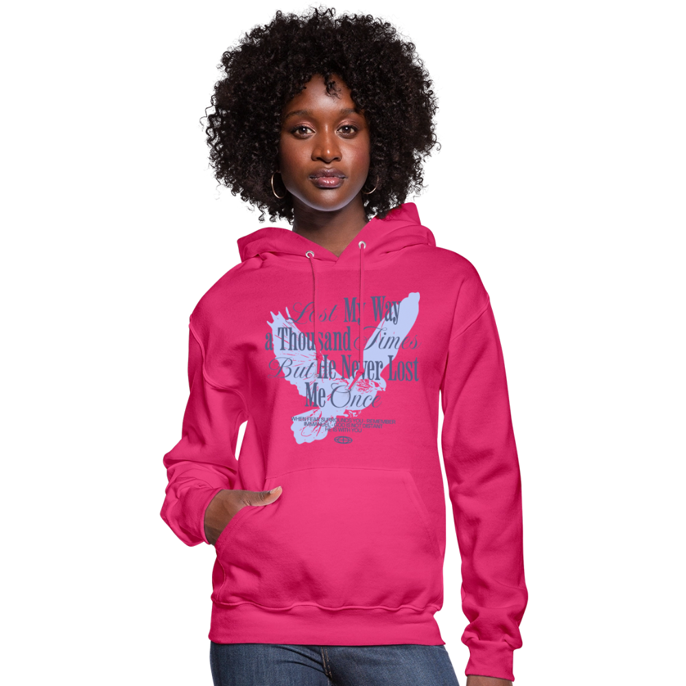 God is with Us - Women's Hoodie - fuchsia
