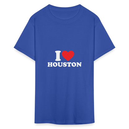 I Love Houston - Unisex T-Shirt - royal blue
