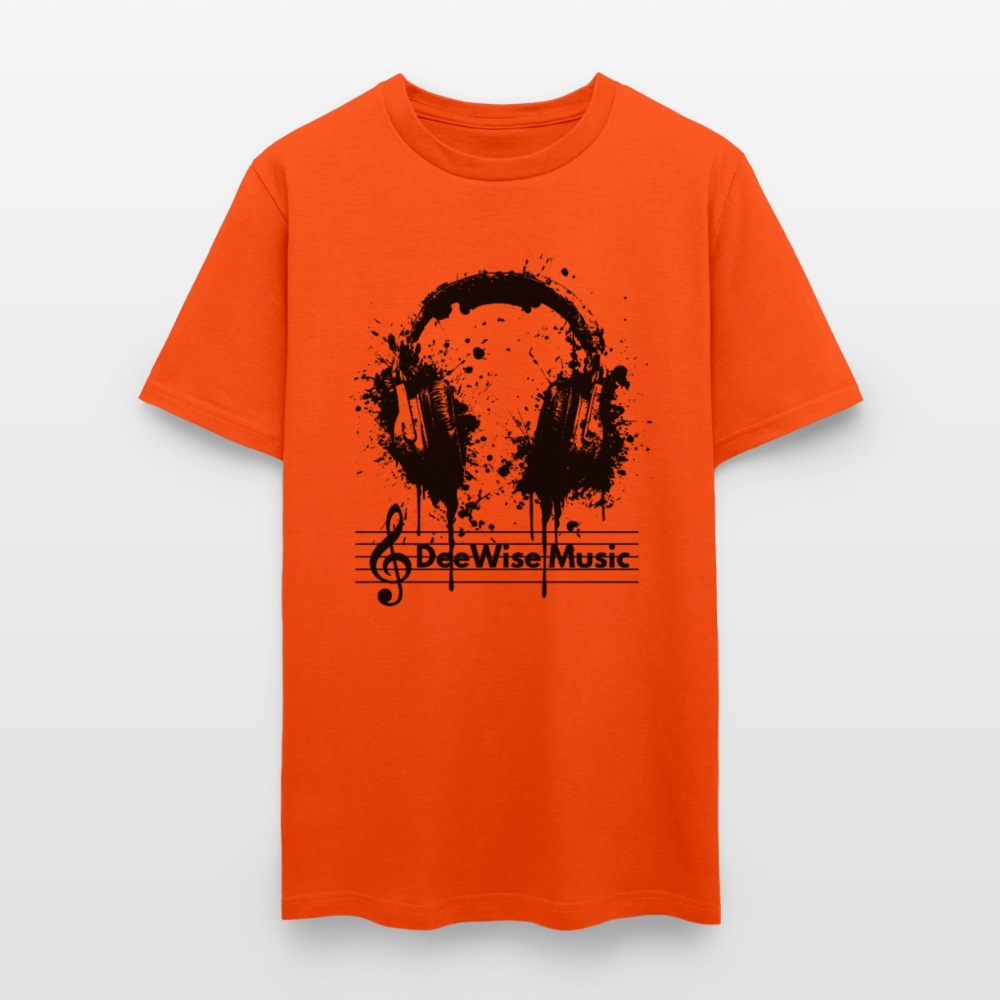 DeeWise Music - Headphones T-Shirt - orange