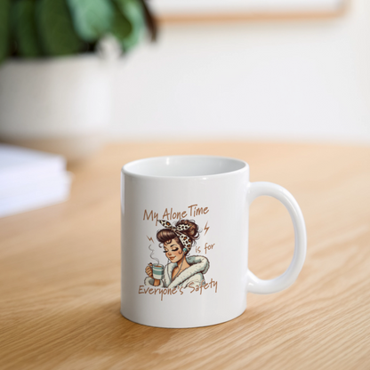 Alone Time  -coffee mug - white