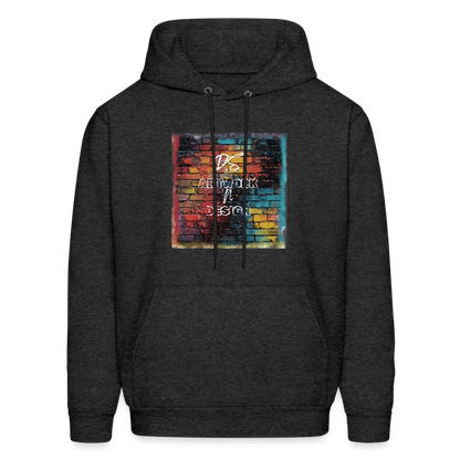 Brick Wall Art - Men's Hoodie - charcoal grey