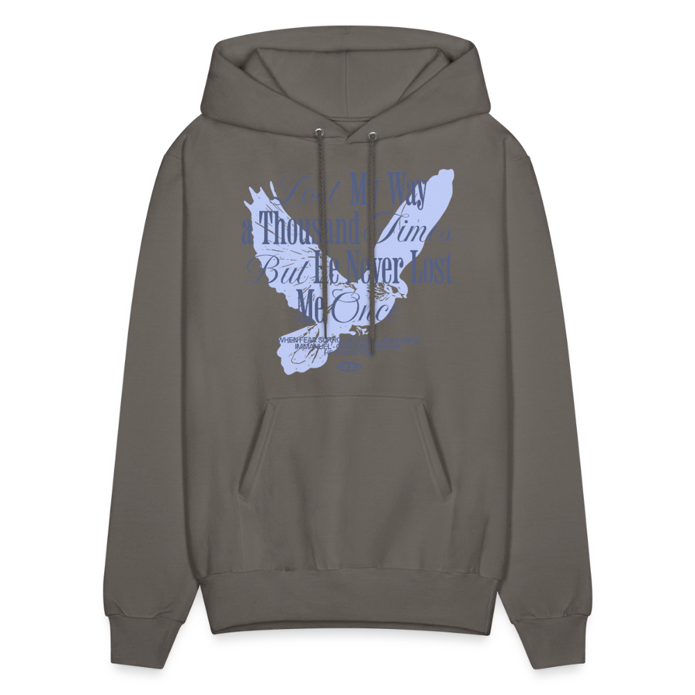 God is with Us - Men's Hoodie - asphalt gray