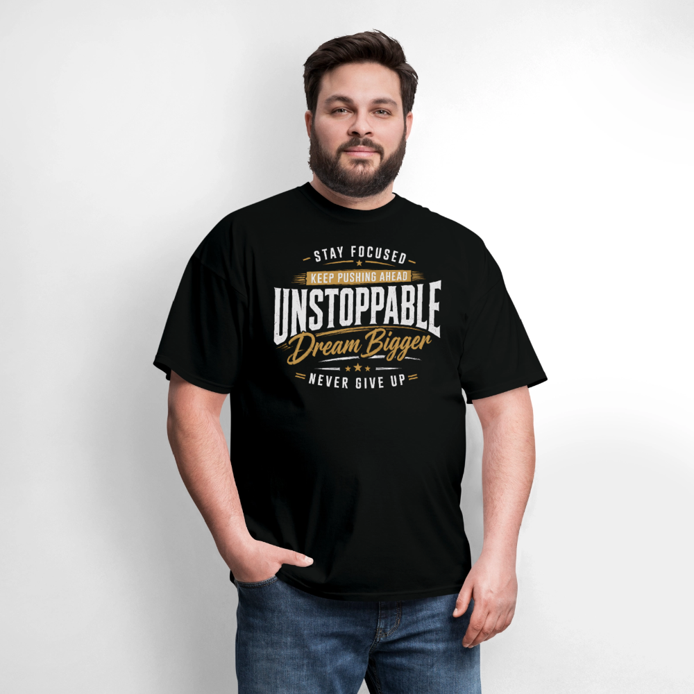 Be Unstoppable - Men's T-Shirt - black