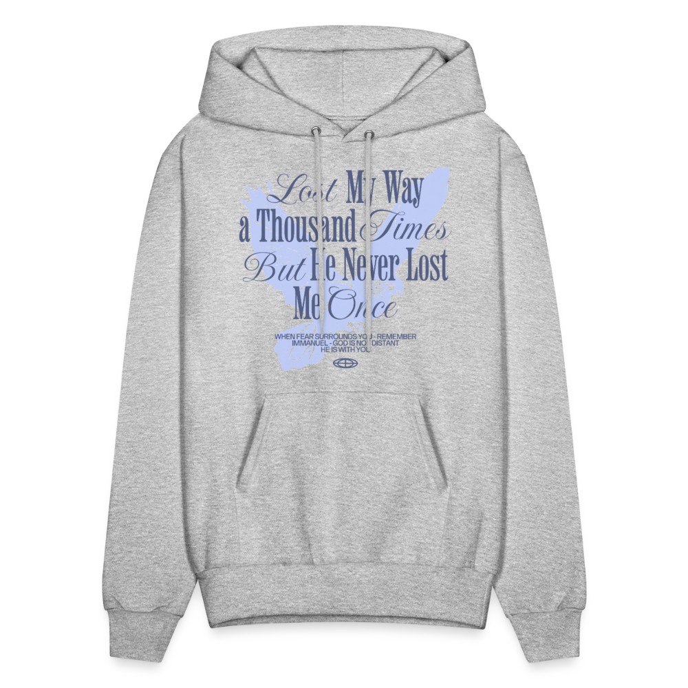 God is with Us - Men's Hoodie - heather gray