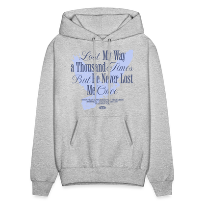God is with Us - Men's Hoodie - heather gray