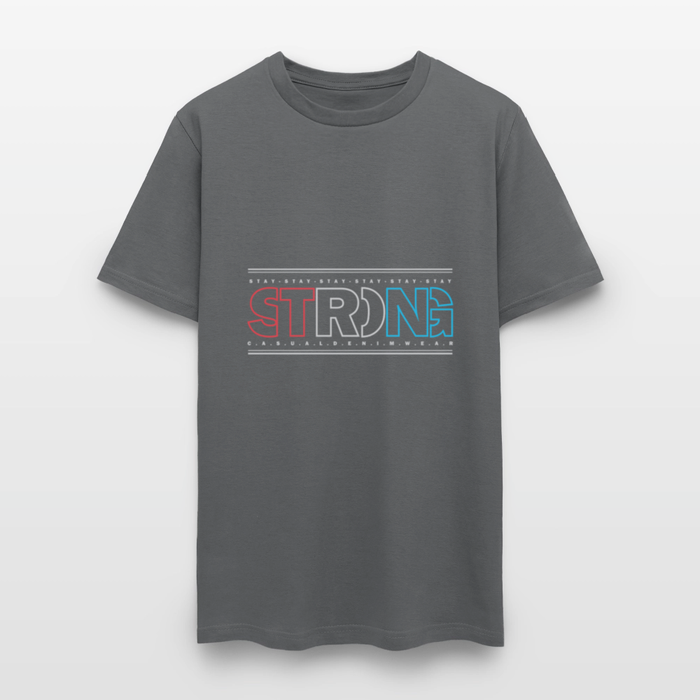 Stay Strong - Men's T-Shirt - charcoal