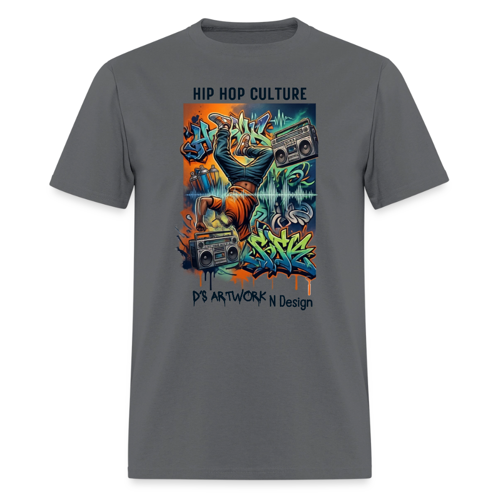 Hip Hop Culture - Men's T-Shirt - charcoal