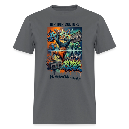 Hip Hop Culture - Men's T-Shirt - charcoal