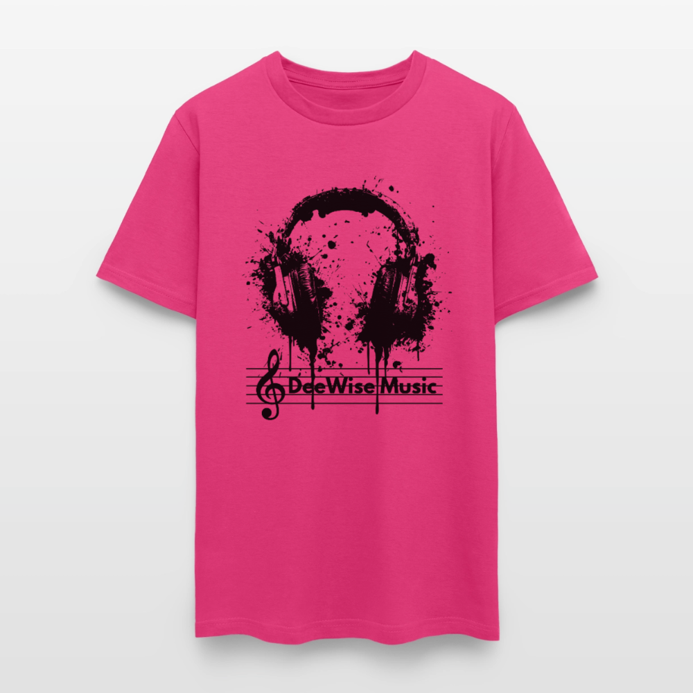 DeeWise Music - Headphones T-Shirt - fuchsia