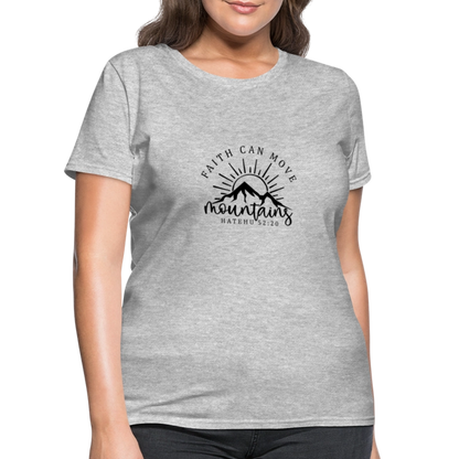 Faith Can - Women's T-Shirt - heather gray