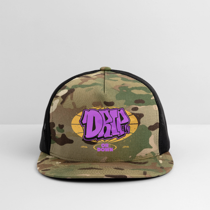 Drip - Graffiti Trucker Hat - MultiCam\black