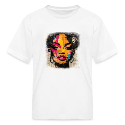 Pop Culture Woman 2 - Kids' T-Shirt - white