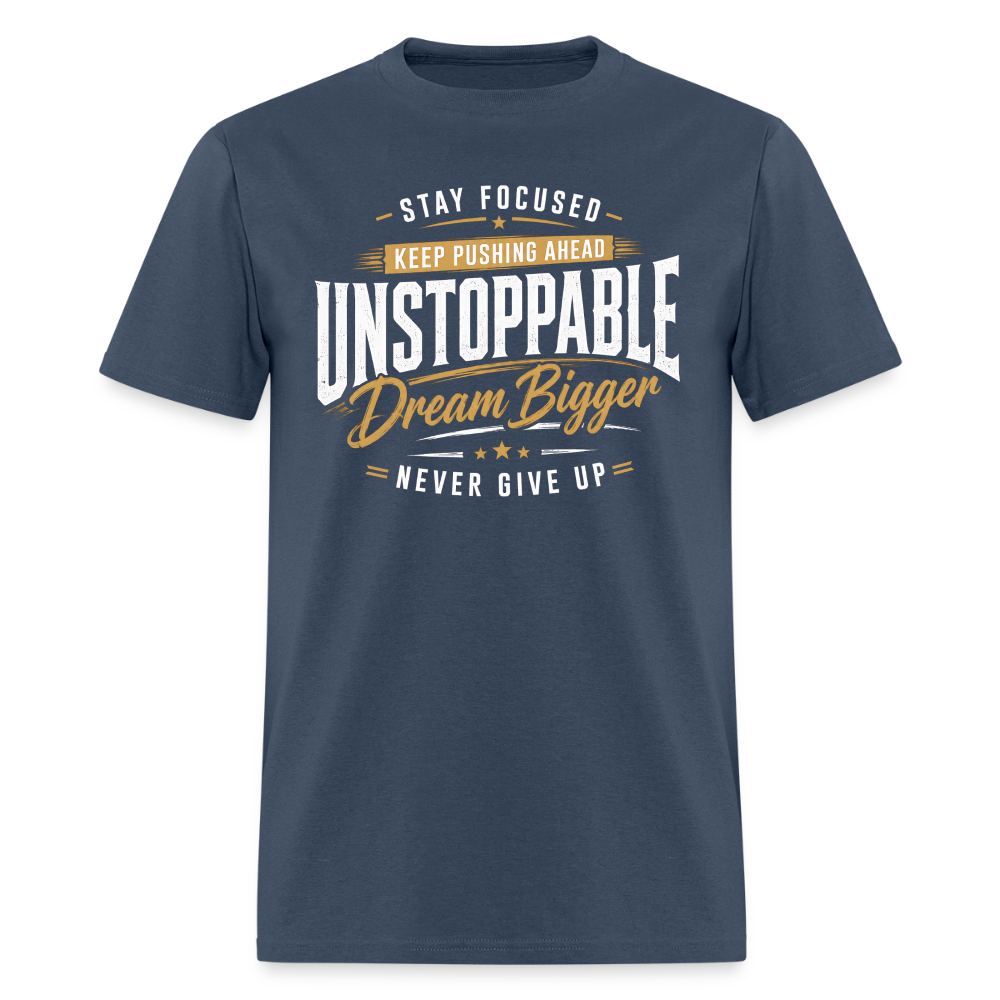 Be Unstoppable - Men's T-Shirt -  blue dusk