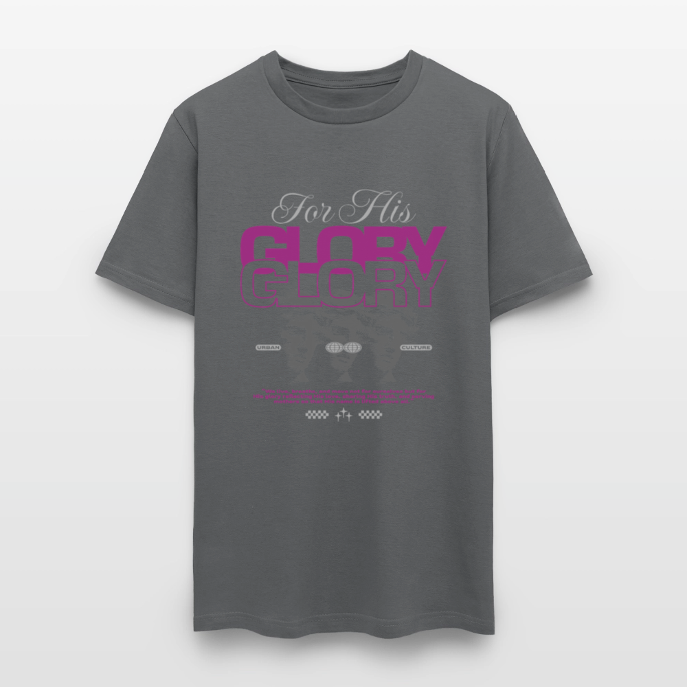 Glory to God - Men's T-Shirt - charcoal