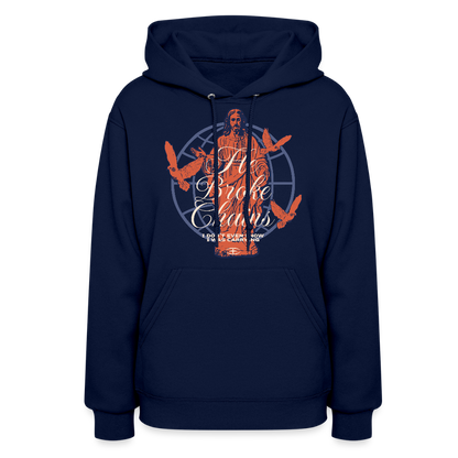 Broken Chains - Women's Hoodie - navy